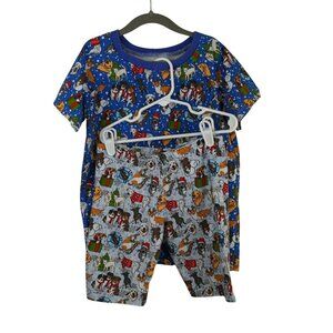 Babalus by Lucy Conroy Christmas Dog Print Pajama Set For Kids Handmade Sleepwea